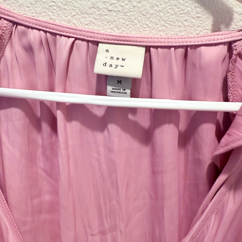 Pink Ruffle Blouse - Picture 2 of 3